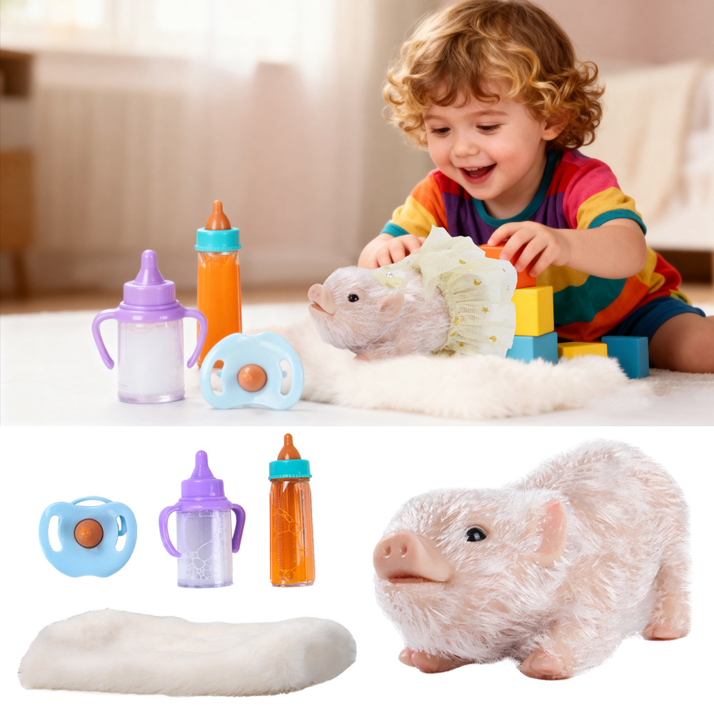 Kids Toys House - Mini Silicone Animal Piggy Baby Doll