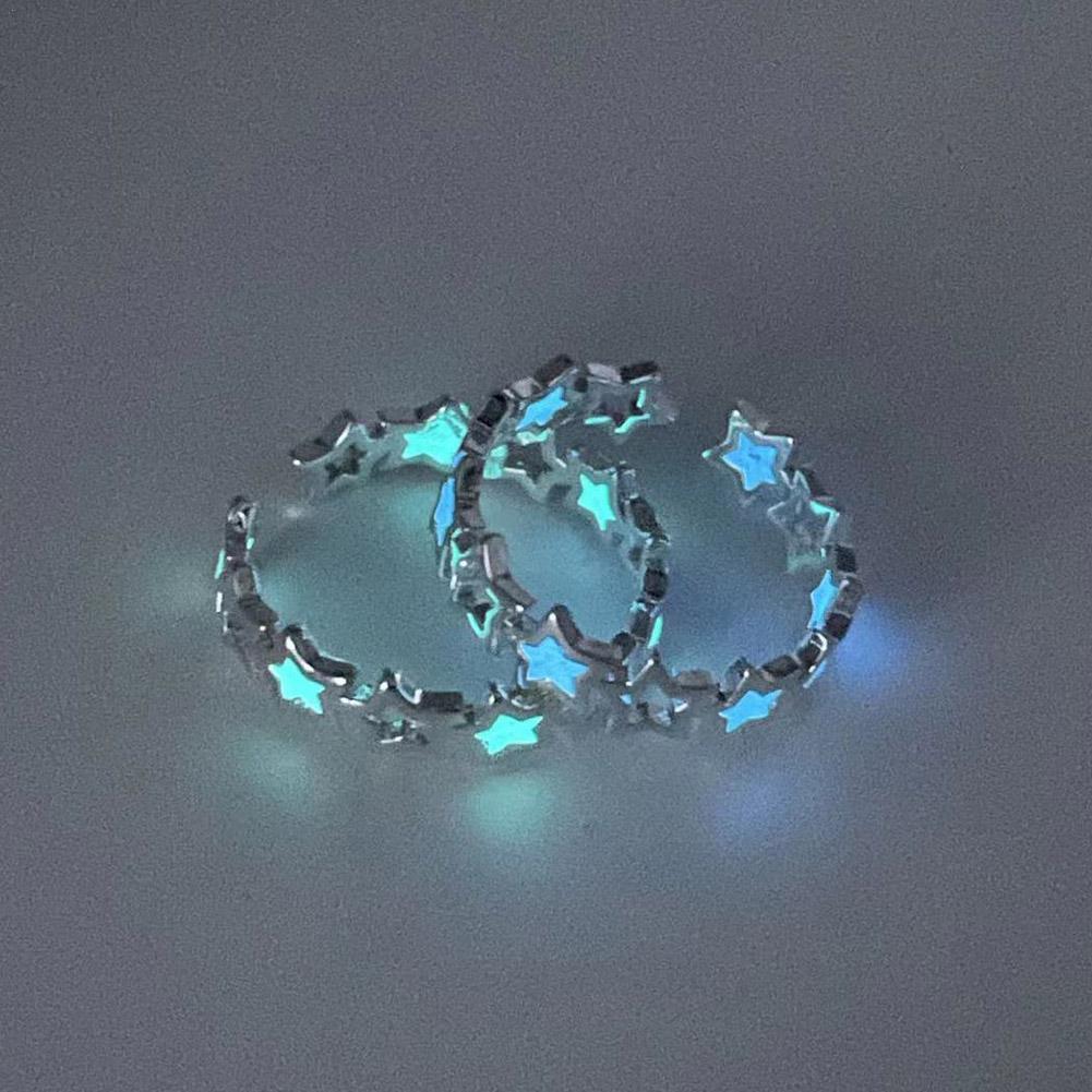 Glow In Dark Stars - 1pc Luminous Hollow Blue Star Glow