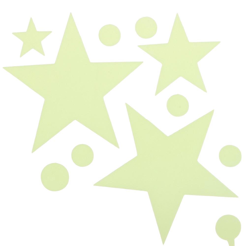 New Green Glow in The Dark Sta - огляд і ціна Glow In Dark Stars