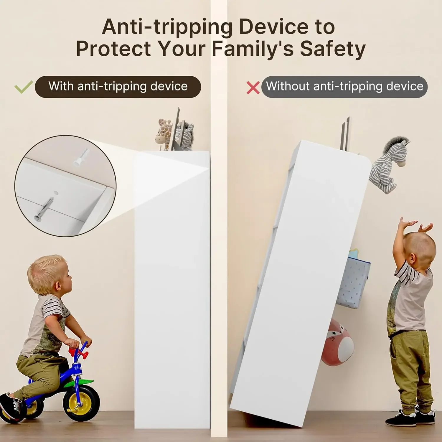 Kids Toy Storage Cabinet Bookc - огляд і ціна Kids Toys Drawers