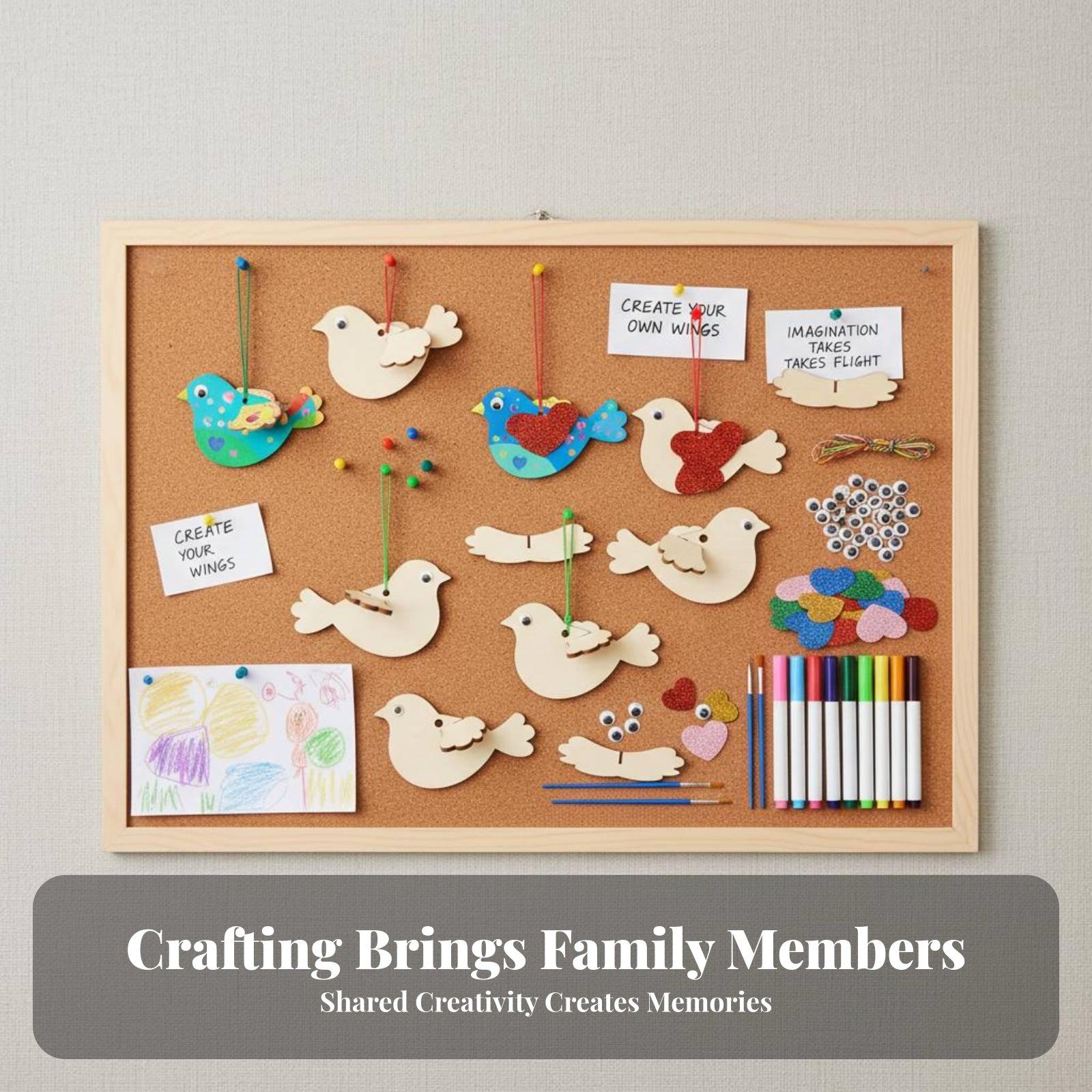 DIY Wooden Bird Ornament Craft - огляд і ціна Wooden Puzzle Kids