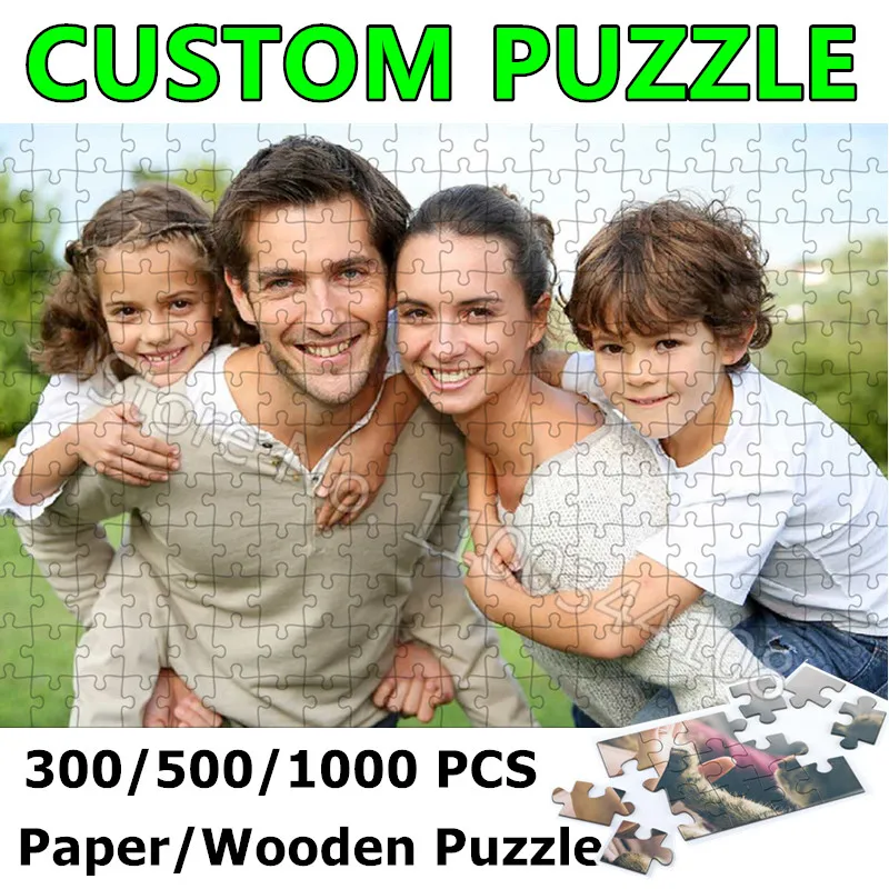 Photo Custom Puzzle 300/500/10 - огляд і ціна Wooden Puzzle Kids