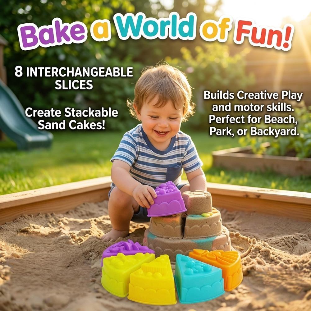 Cake‑Shape Sand‑Mold‑Set Porta - огляд і ціна Kinetic Sand Mold