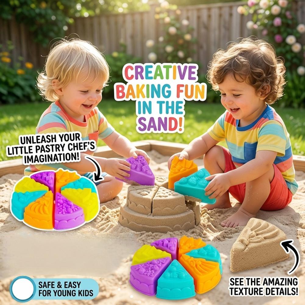 Cake‑Shape Sand‑Mold‑Set Porta - огляд і ціна Kinetic Sand Mold