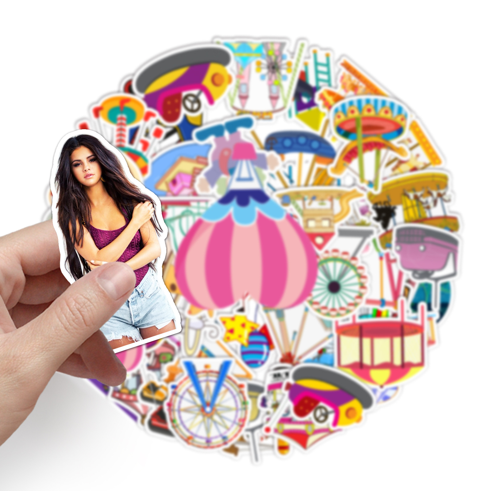 10/30/50pcs  Selena Gomez  Sta - огляд і ціна Kids Toys Scooter