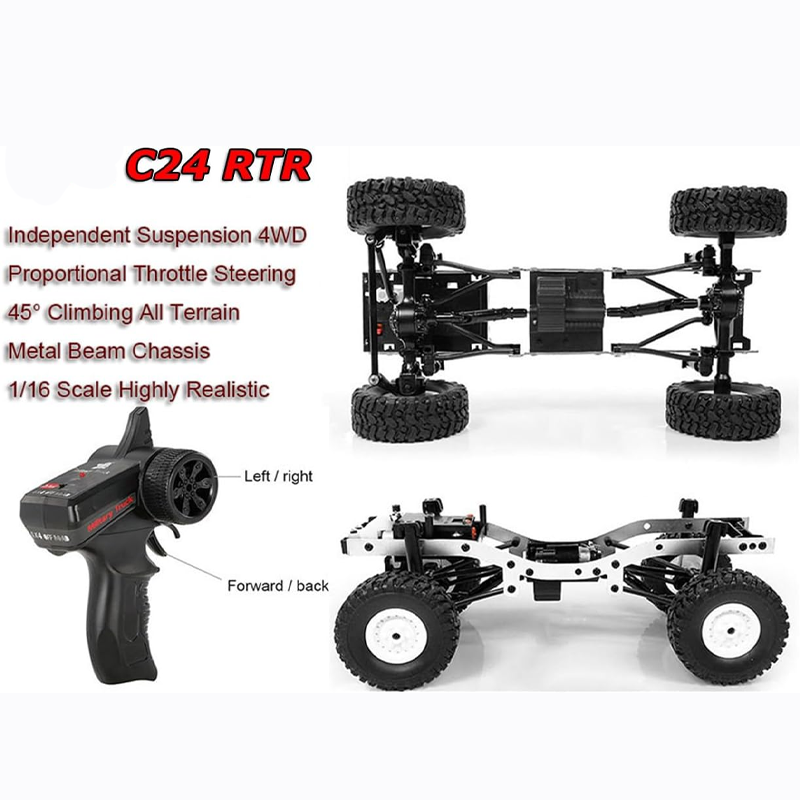 2.4G Full Scale RC Car 1:16 4W - огляд і ціна Kids Toys Very