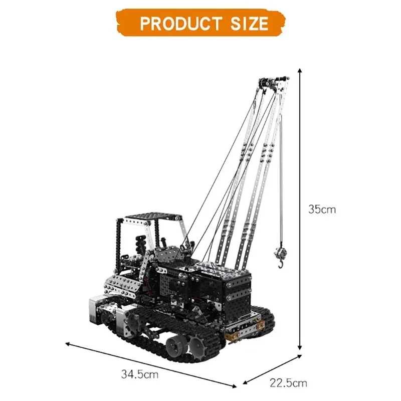 DIY Metal RC Crane Electric Ho - огляд і ціна Kids Toys Electric