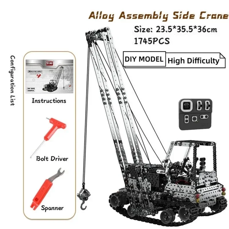 DIY Metal RC Crane Electric Ho - огляд і ціна Kids Toys Electric