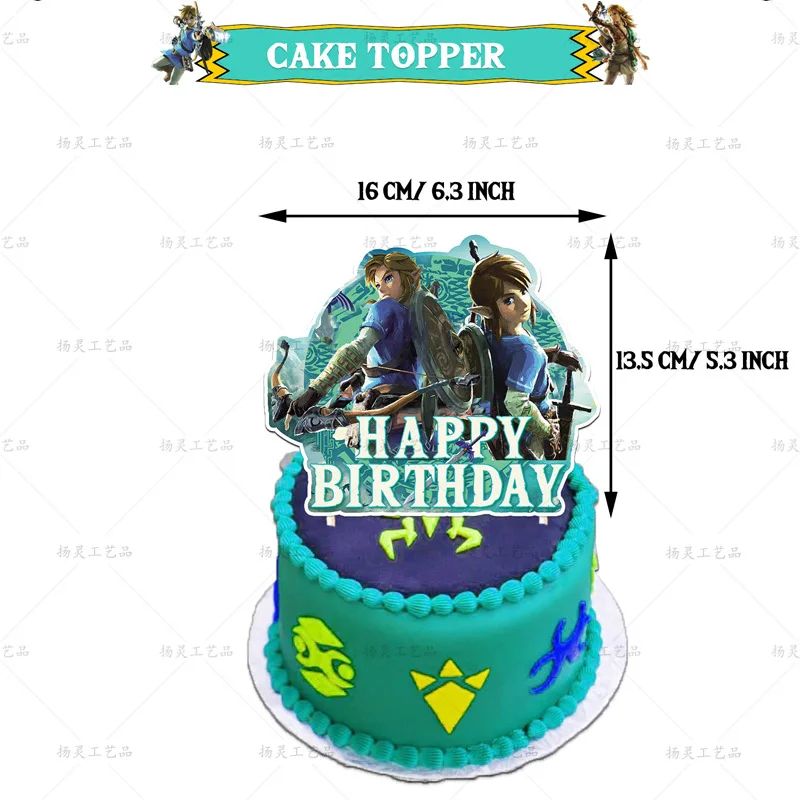 Cartoon Zelda Theme DIY Balloo - огляд і ціна Banner Kids Toys