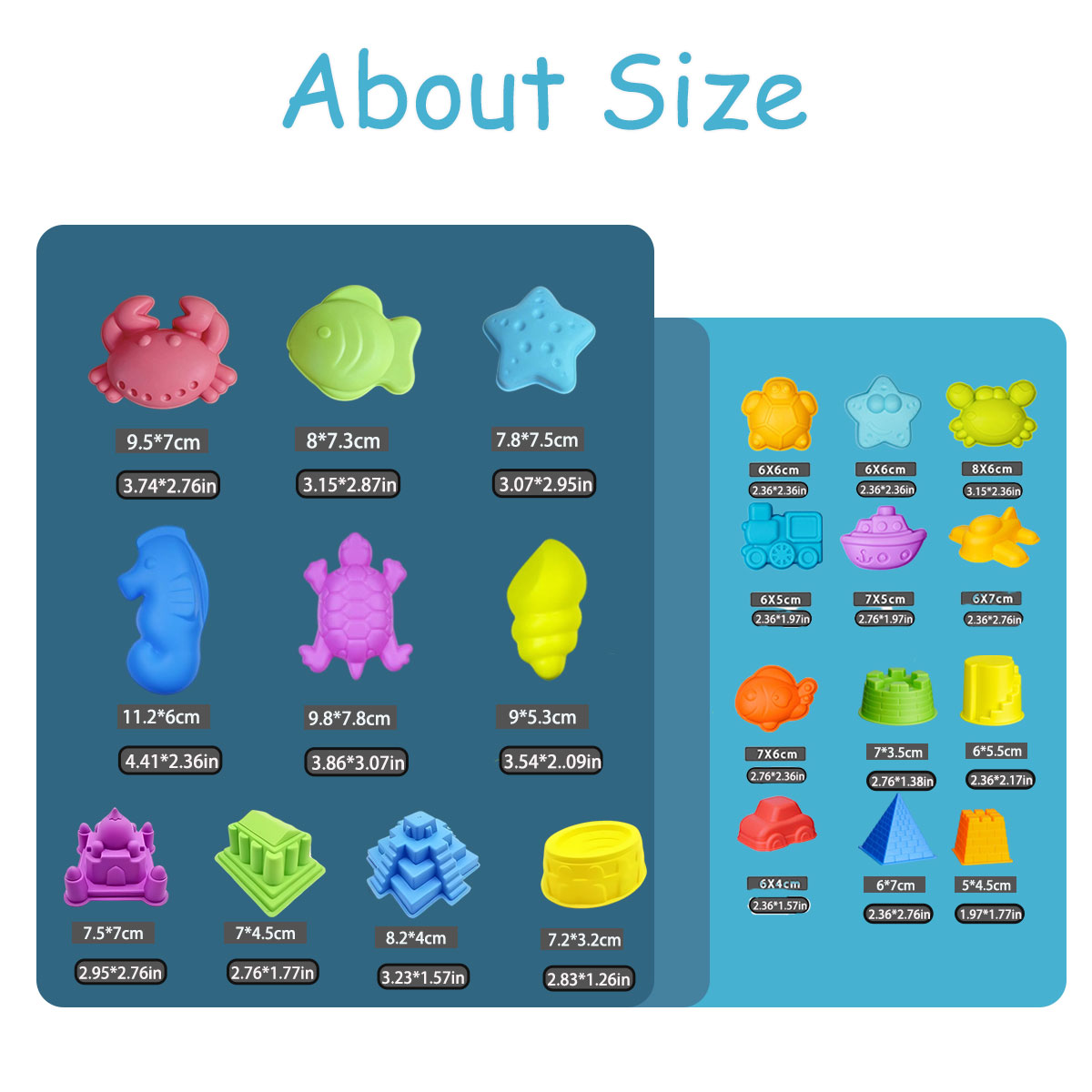 Small Creative Beach Mold Set  - огляд і ціна Kinetic Sand Mold