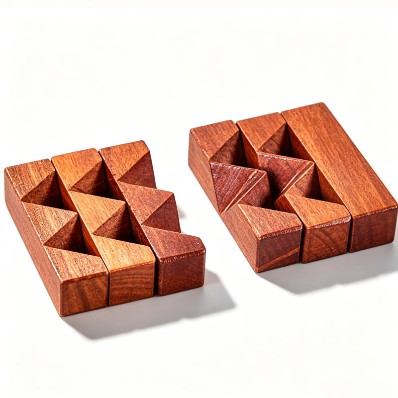 Wooden Knot Puzzle IQ Logic Tr - огляд і ціна Wooden Puzzle Kids