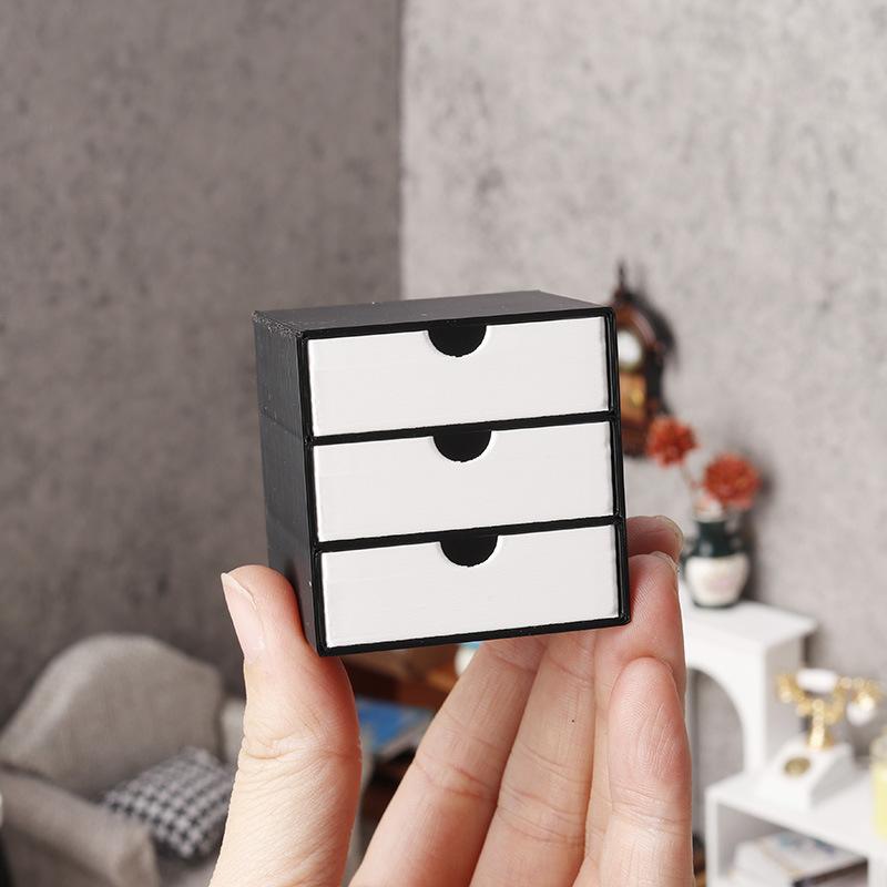 Miniature Wooden Bookcase Doll - огляд і ціна Kids Toys Drawers
