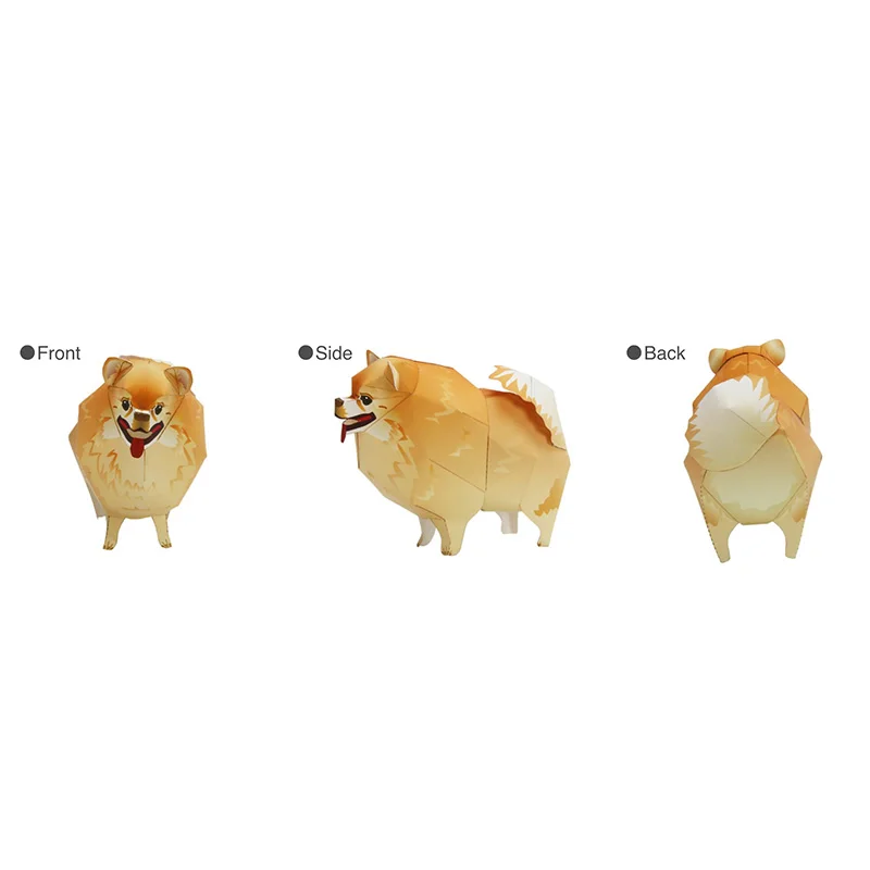 Pomeranian Dog Folding Origami - огляд і ціна Kids Toys Dog