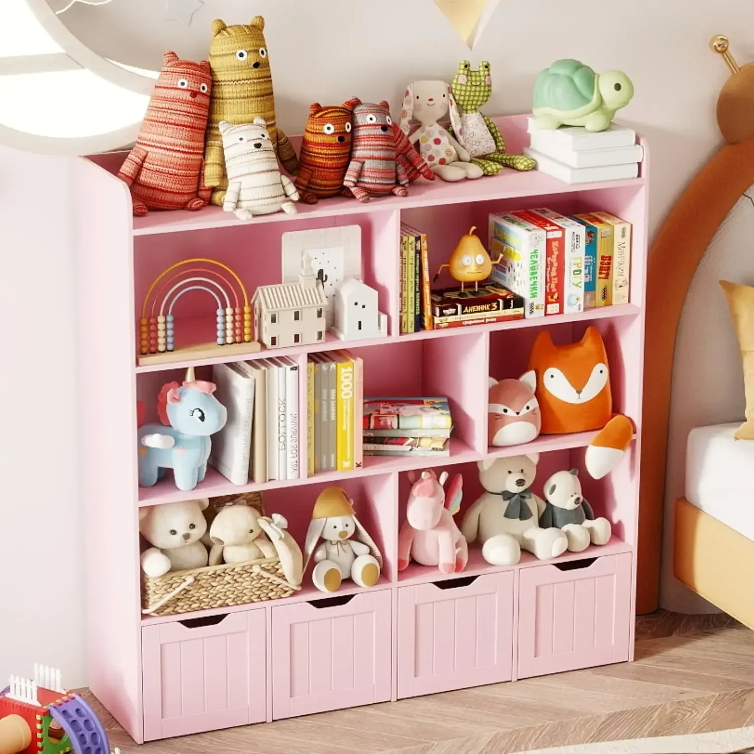 Kids Toy Storage Cabinet Bookc - огляд і ціна Kids Toys Drawers