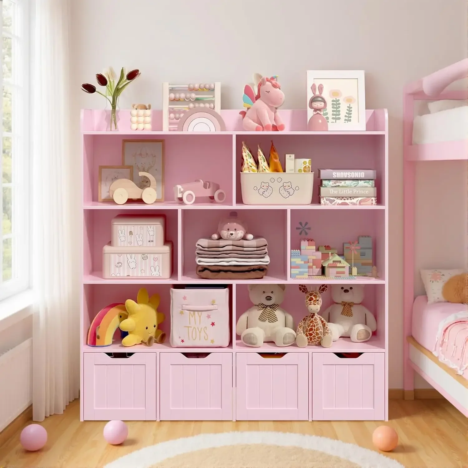 Kids Toy Storage Cabinet Bookc - огляд і ціна Kids Toys Drawers