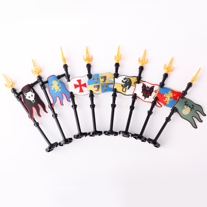 MOC Castle Flag Building Block - огляд і ціна Banner Kids Toys
