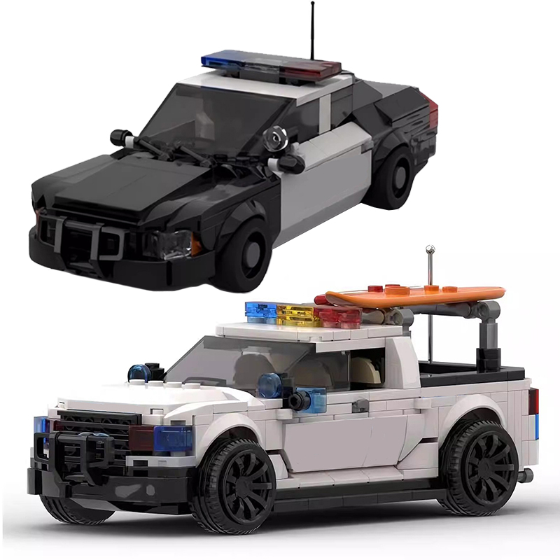 MOC Technical Car Forded Polic - огляд і ціна Kids Toys Victoria
