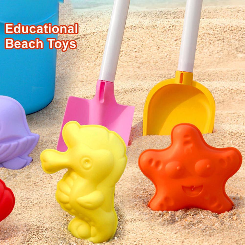 17Pcs Kids Beach Toys Set with - огляд і ціна Kinetic Sand Mold