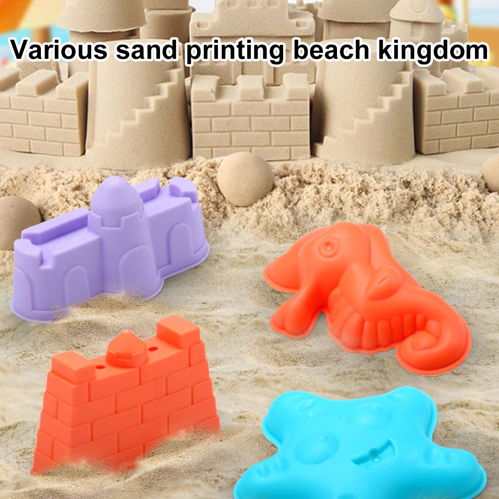 17Pcs Kids Beach Toys Set with - огляд і ціна Kinetic Sand Mold