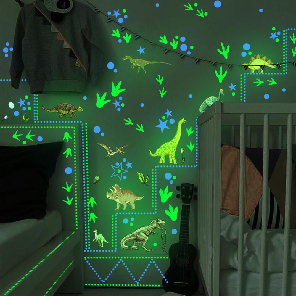 3 Sheets Glow in the Dark Dino - огляд і ціна Glow In Dark Stars