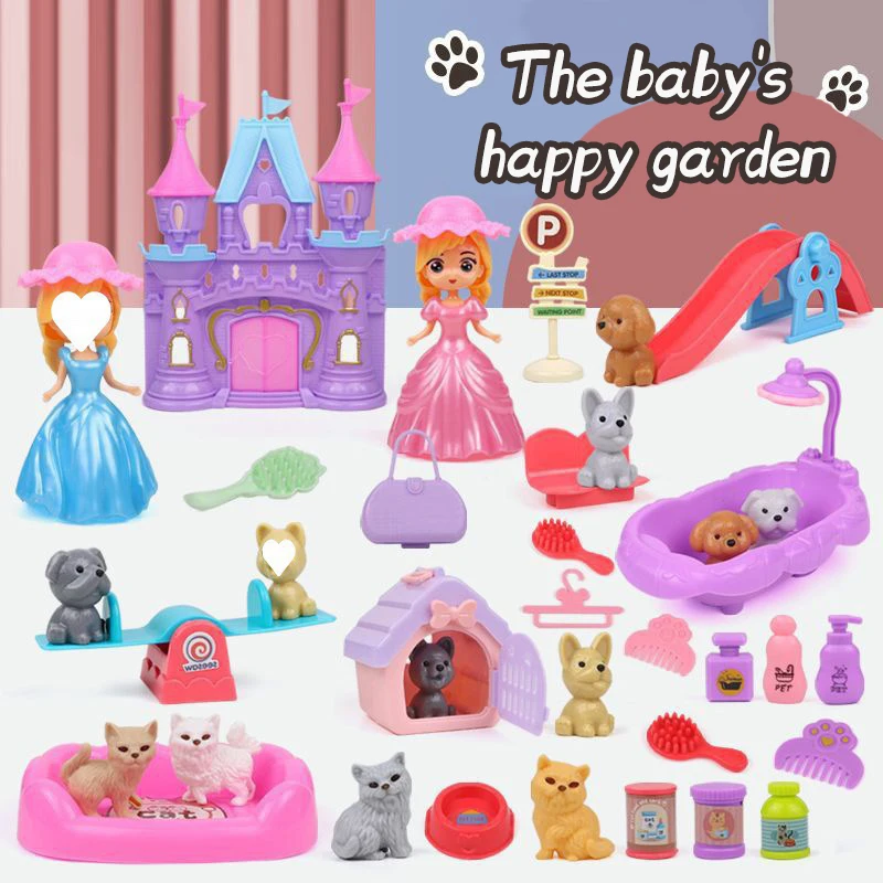 Dog Doll Set Puppy Pretend Pla - огляд і ціна Kids Toys Dog