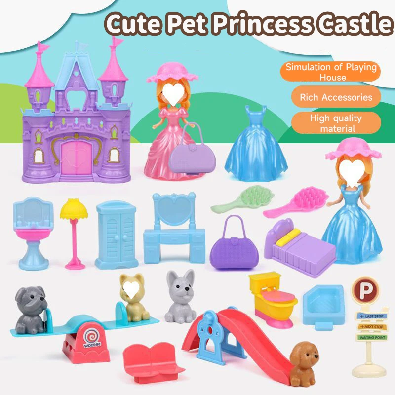 Dog Doll Set Puppy Pretend Pla - огляд і ціна Kids Toys Dog