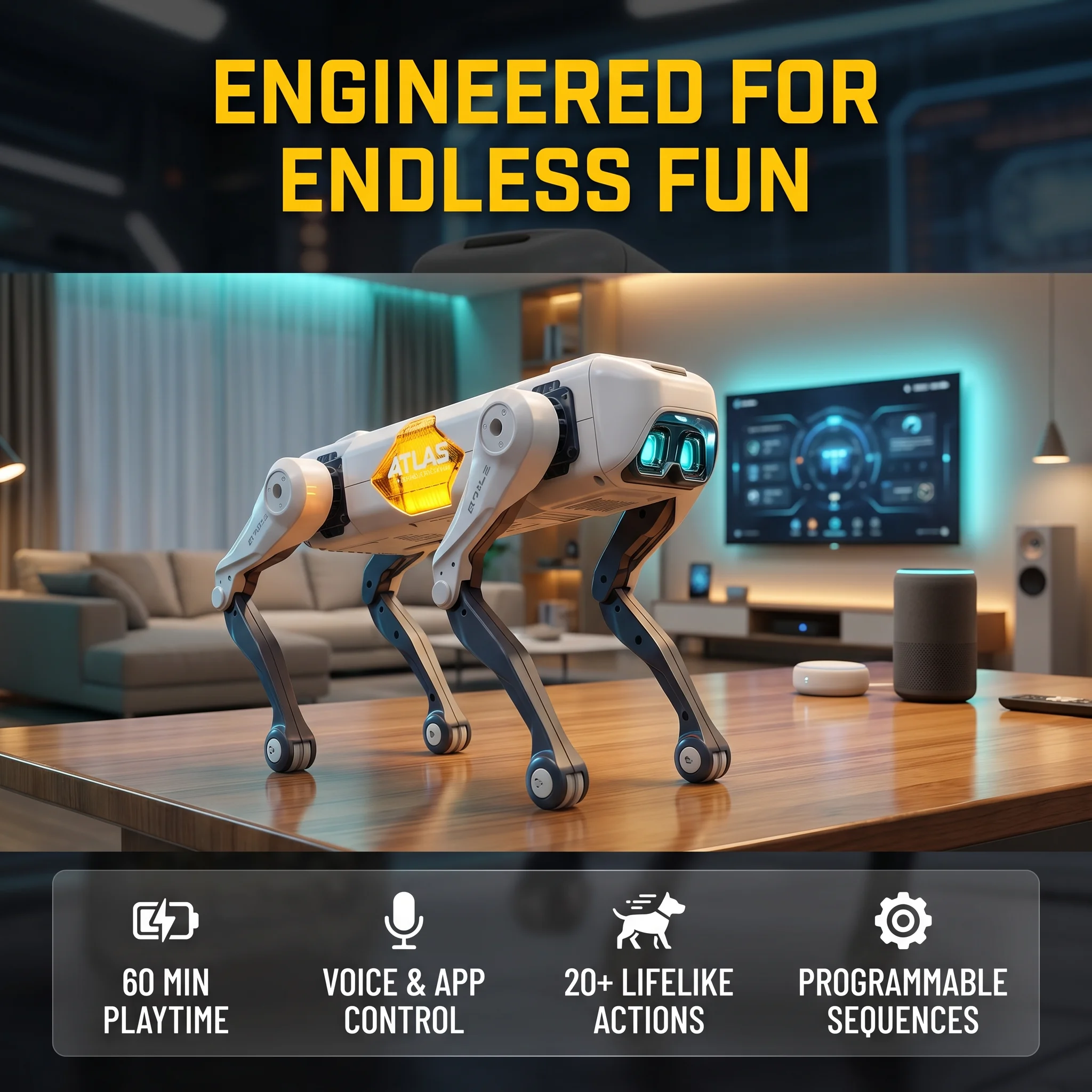 AI Smart Robot Dog, Voice & AP - огляд і ціна Kids Toys Dog