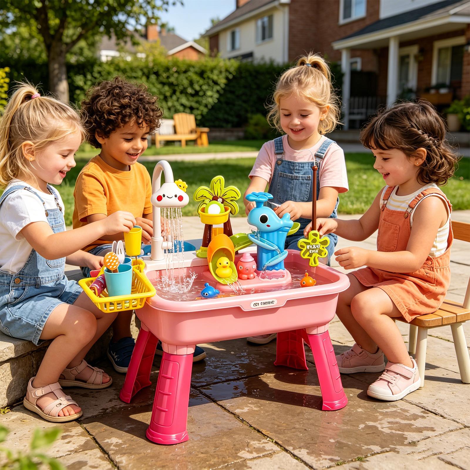 Kids Electric Play Sink with R - огляд і ціна Play Kitchen Set