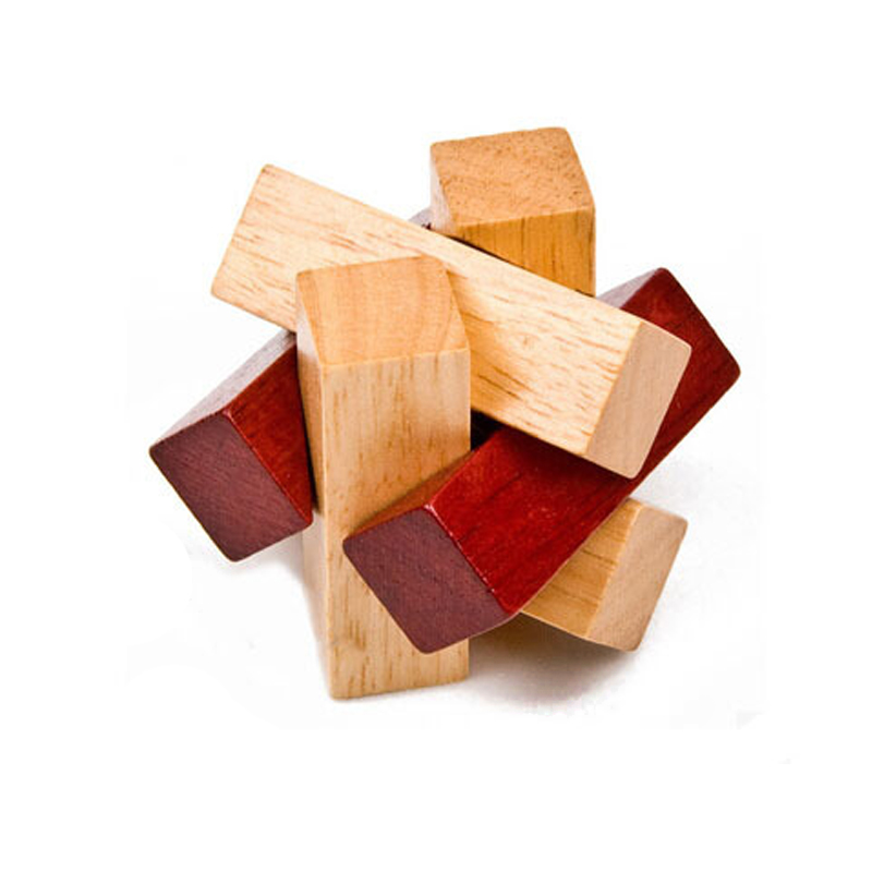 Wooden Knot Puzzle Brain Tease - огляд і ціна Wooden Puzzle Kids