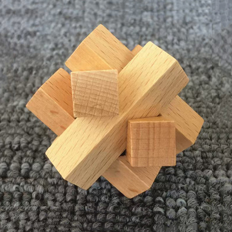 Wooden Knot Puzzle Brain Tease - огляд і ціна Wooden Puzzle Kids